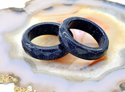 Кольцо из авантюрина с гранями Радуга камня