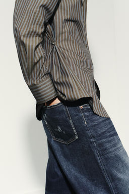 STRIPED POPLIN SHIRT - Zara фото 5