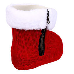 Конфетница «Сапожок», красная