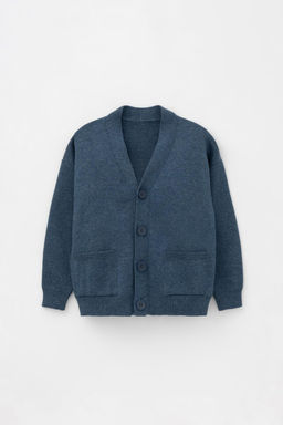 Crockid _ КВ 30155/джинсовый меланж кардиган для мал