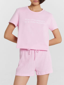 Комплект домашний Mark Formelle x Ольга Бузова розовый с надписью Если нужно объяснять, то не нужно объяснять  фото 7