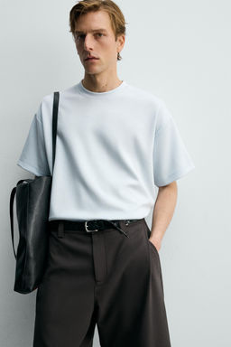 CAMISETA RELAXED FIT SOFT / Celeste