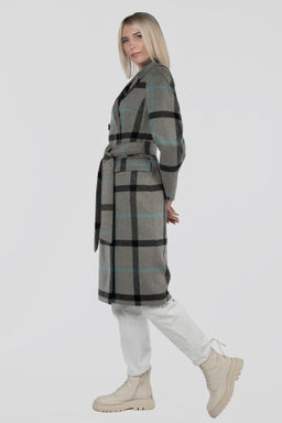 Пальто женское демисезонное (пояс) - El podio фото 6