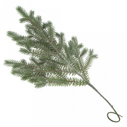 Декоративная гирлянда Ель 63см, пластик, зеленый патина (Россия) - Домашняя мода фото 3