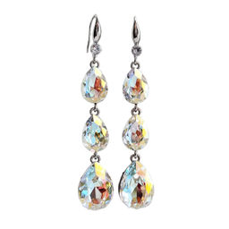 Серьги с чешскими кристаллами