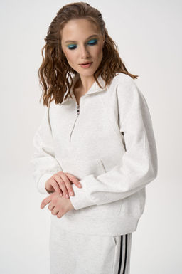 Свитшот Деми (светло-серый) - Эльза фото 9