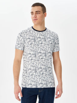 Футболка мужская короткий рукав GREG G145-KD1-SA-UT2024 (синий принт)  фото 7