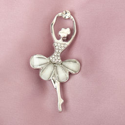 Брошь Балерина / 0203-2 /уп 36/
