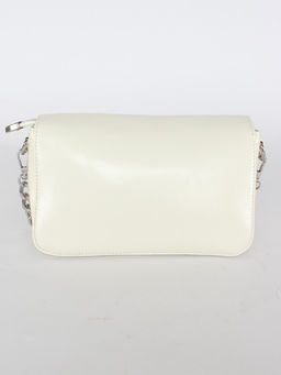 Сумка женская натуральная кожа GU 2066-6756, 1отд, плечевой ремень, белый SALE 261163 - Adelia фото 2