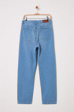 TRENDYOL MAN Ac?k Mavi Ince Kumas Baggy Fit Jeans Kot Pantolon TMNSS25JE00004 - Trendyolmilla фото 8