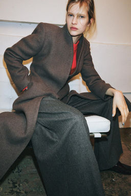 MANTECO WOOL COAT ZW COLLECTION LIMITED EDITION - Zara фото 5