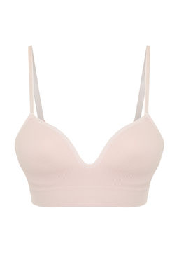 TRENDYOLMILLA Siyah Seamless/Dikissiz Ip Ask?l? Dolgusuz Balensiz Kapl? Bralette Orme Sutyen THMAW22SU0043  фото 61