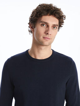 Bisiklet Yaka Erkek Triko Kazak