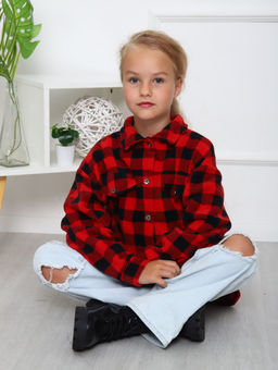 РБ013 Рубашка Мейн (красный) - Милаша фото 4