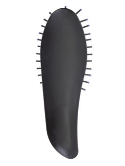 Kristaller Расчёска массажная для волос / Классик мини 8580, пластик, 13,8 см, черный