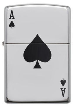 Зажигалка ZIPPO Туз пик | Simple Spade Design 24011