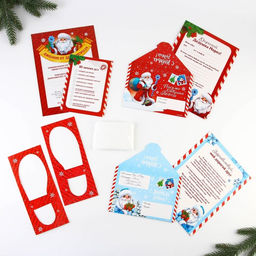 Набор для праздника «Новогодняя почта Деду Морозу», 22×29 см