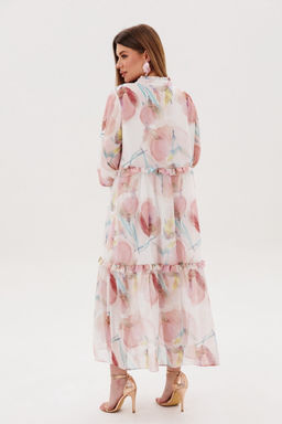 Платье AmberA 1130-3 цветы  фото 5