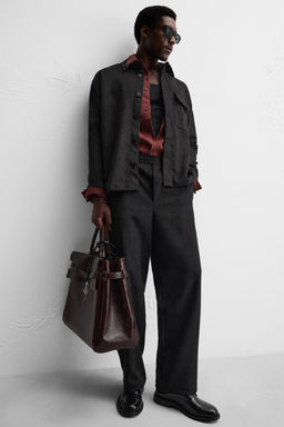 JOGGER WAIST TROUSERS - Zara фото 5