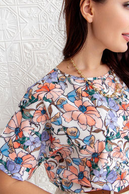 Блузка ТБ-300к цветы - Took a look фото 3