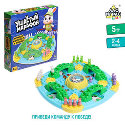 Настольная игра ходилка Ушастый марафон, 2-4 игрока, 5+