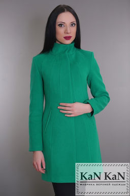 Пальто 890-957 (светло-зеленый)