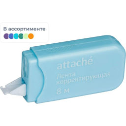 Корректирующая лента Attache Economy 5ммх8м, цвет пастель ассорти, AN  фото 2