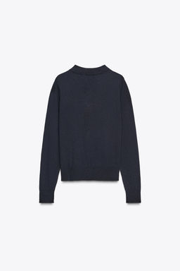 PLAIN KNIT POLO SHIRT - Zara фото 8