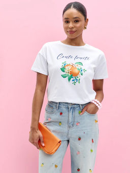 Футболка Fine Joyce P612-06-913 белая