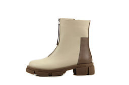 Ботинки 325.L.21074nut.Бежевый-кокао флотер/Шерсть