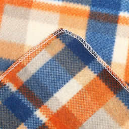 Плед Egoist 130x170см, горчично-серый, флис 160г/м пэ100% - Belezza фото 3