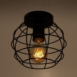 Люстра «Нола» 1×60 Вт E27 черный 18×18×14 см BayerLux