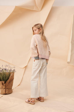 PANTAL?N FLARE PESPUNTES LIMITED EDITION / Crudo claro - Zara фото 3