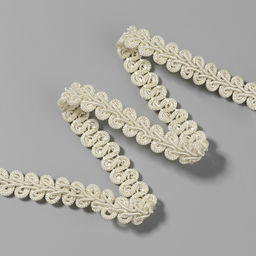 Тесьма декоративная «Шанель», 12 мм, 10±1 м, бежевая