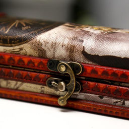 Шкатулка-купюрница «Карта», дерево, 5.5×17.5×8 см, МИКС