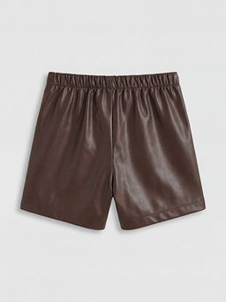 K?z ?ocuk Suni Deri ?ort Etek