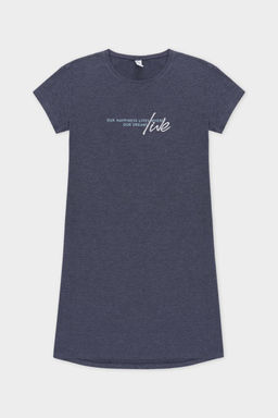 ЕП 50028/индиго платье жен - Very neat фото 2