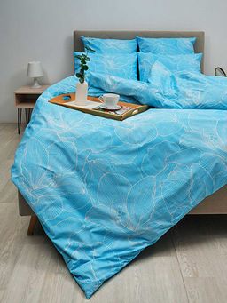 Пододеяльник поплин - Вернисаж, цвет голубой - Гармония уюта фото 4