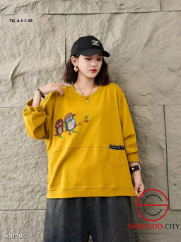 Женский пуловер с круглым вырезом и вышивкой - Bruno фото 10