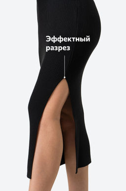 Женское платье-поло в рубчик Happy Fox фото 6