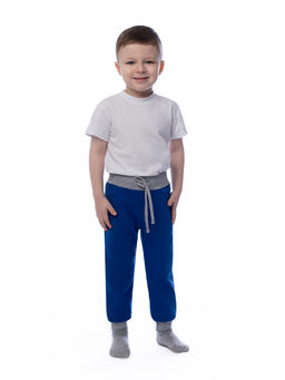 Брюки детские васильковые