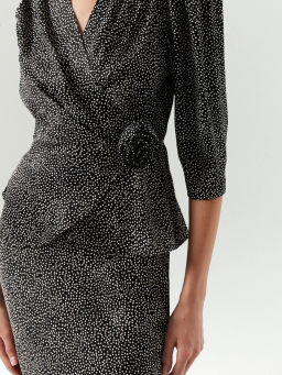 ЕМКА NEW / Блузка с коротким рукавом из 100% вискозы - Emka фото 3