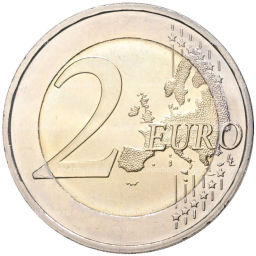 2 евро 2015 года A Германия  100 лет со дня рождения Гельмута Шмидта