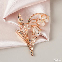 Брошь Ландыш / 5260G /уп 12/