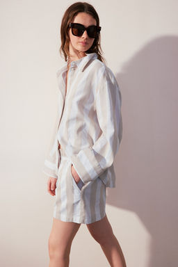 Pantalon corto de lino - H&m фото 2