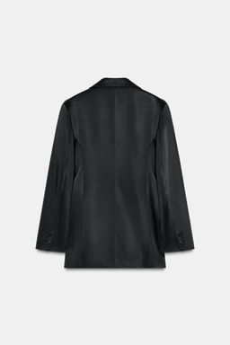 MULTI-POSITION BUTTON SATIN BLAZER - Zara фото 7