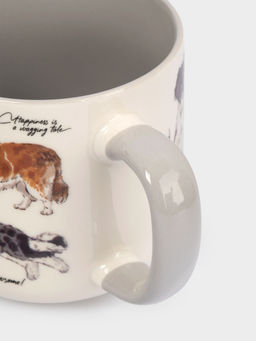 Кружка, 400 мл, фарфор N, бело-серая, Собаки, Pets - Anna lafarg фото 6