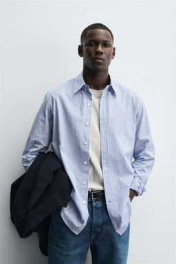 STRIPED REGULAR FIT SHIRT - Zara фото 2