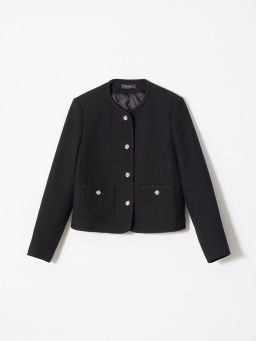 Жакет прямого кроя - Emka фото 5