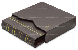 Альбом кожаный для монет без листов с защитным шубером формат Numis Коричневый LEUCHTTURM 311809